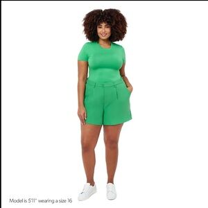 Edited by‎ Remi Bader Women's Trouser Short Pants Size 14  Green